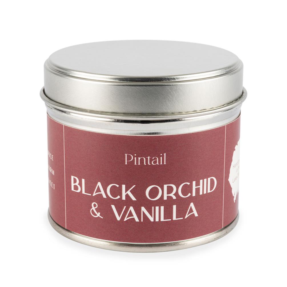 Pintail Candles Black Orchid & Vanilla Tin Candle Extra Image 1